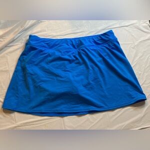 Lands' End Blue Skater Mini Skirt for Athletic Wear